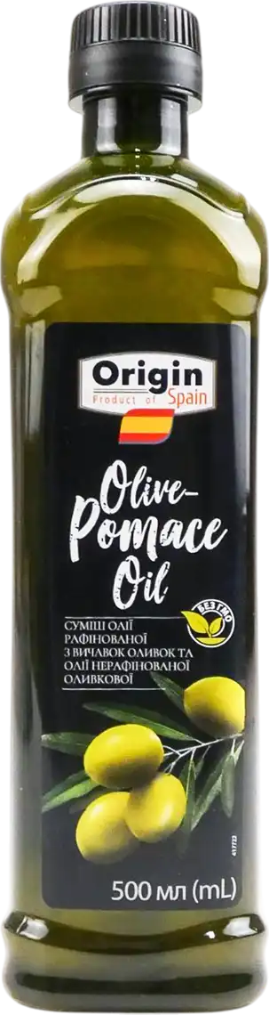 Фото 1 - Суміш олії оливкової Origin Pomace рафінованої та нерафінованої 500 мл