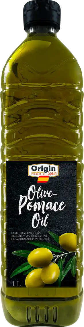Фото 1 - Суміш олії оливкової Origin Pomace рафінованої та нерафінованої 1 л