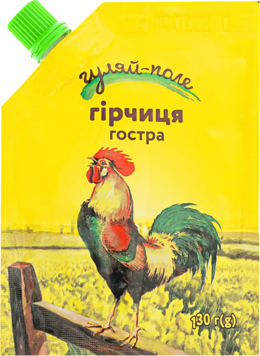 Фото 1 - Гірчиця Гуляй-поле Гостра 130 г