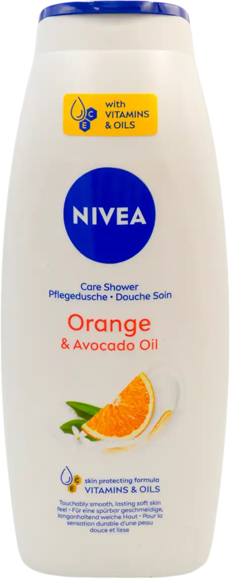 Фото 1 - Гель-догляд для душу Nivea Апельсин та Олія Авокадо 750мл