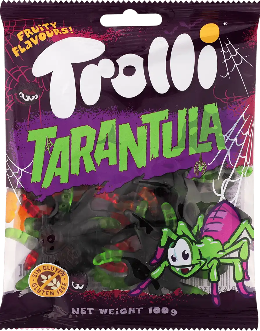 Фото 1 - Цукерки Trolli Tarantula желейні 100 г