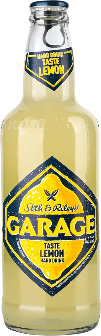 Фото 1 - Пиво Garage Hard Lemon світле 4.6% 0.44 л