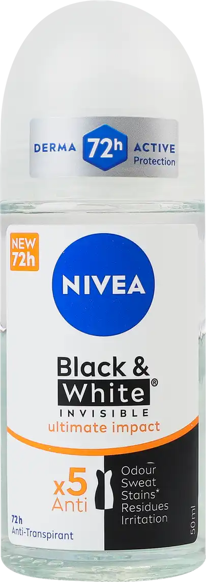 Фото 1 - Дезодорант Nivea Чорне і Біле Невидимий Extra 50 мл