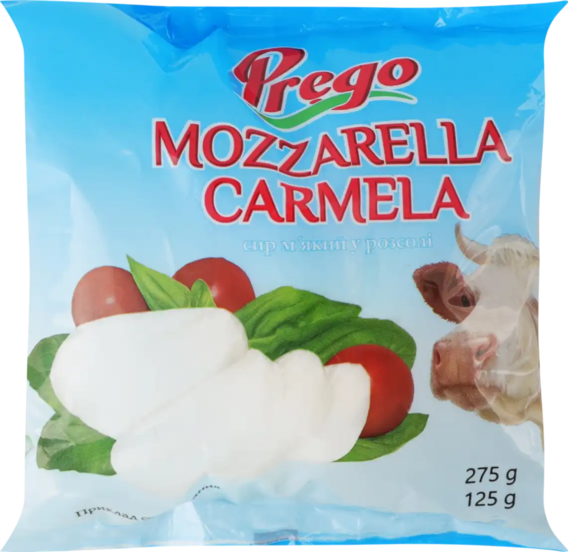 Фото 1 - Cир Carmela Prego Mozzarella 125 г