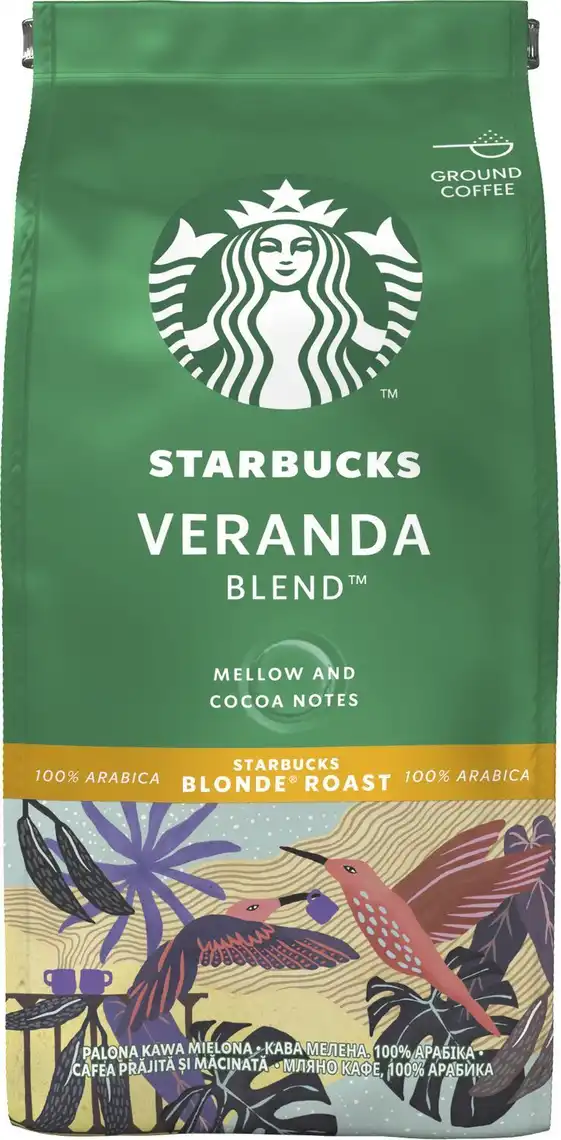 Фото 1 - Кава мелена Starbucks Veranda Blend арабіка 200 г