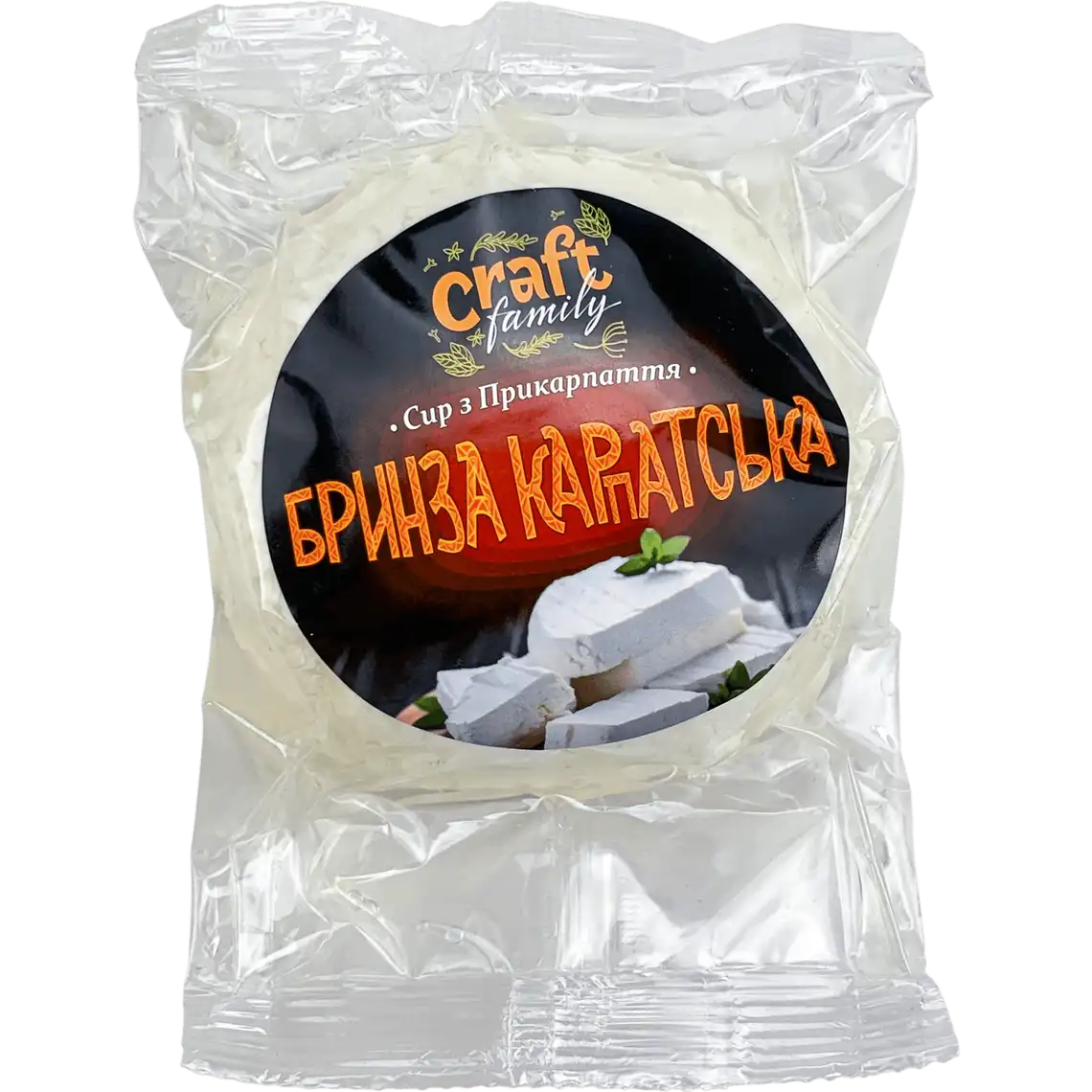 Фото 1 - Бринза Craft family Карпатська 32.5% вагова