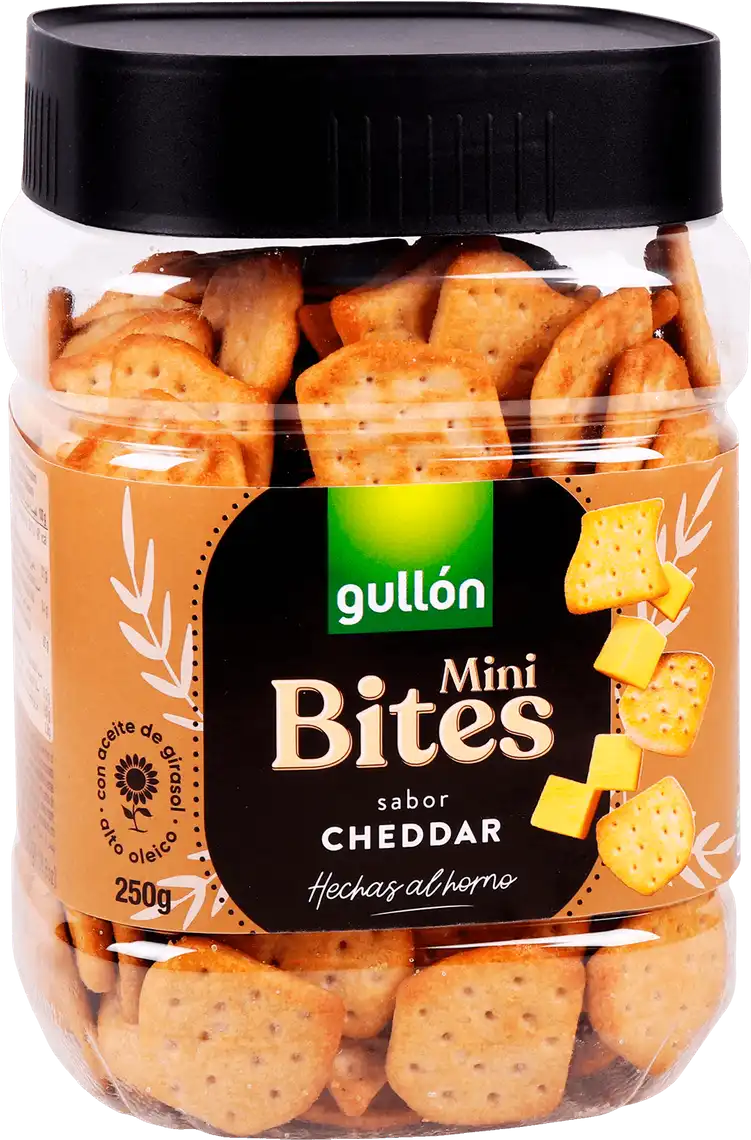 Фото 1 - Печиво Gullon Crackers Cheddar Cheese 250 г