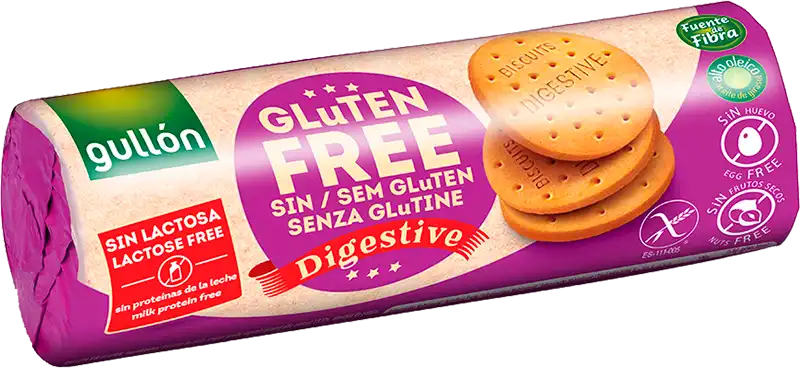 Фото 1 - Печиво Gullon Digestive вівсяне без глютену 150 г