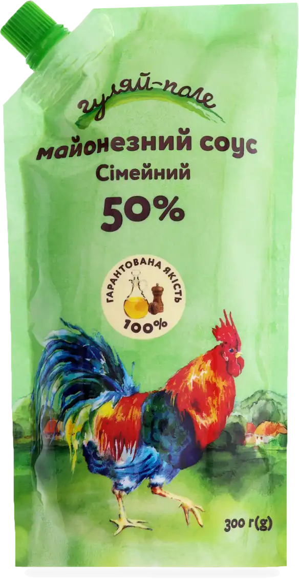 Фото 1 - Соус майонезний Гуляй-поле Сімейний 50% 300 г