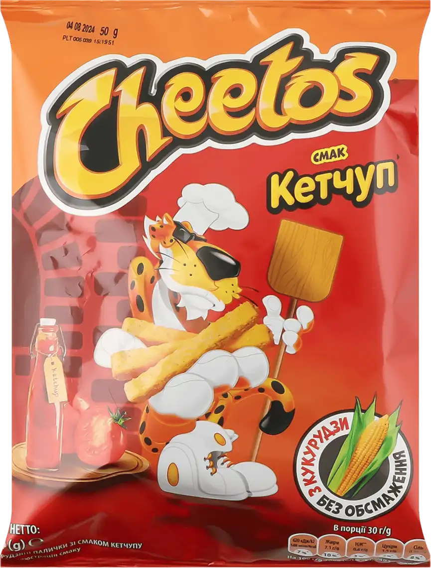 Фото 1 - Кукурудзяні палички Cheetos Кетчуп 50 г