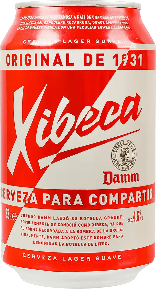 Фото 1 - Пиво Xibeca Damm Cervesa Suau світле фільтроване 4.6% 0.33 л