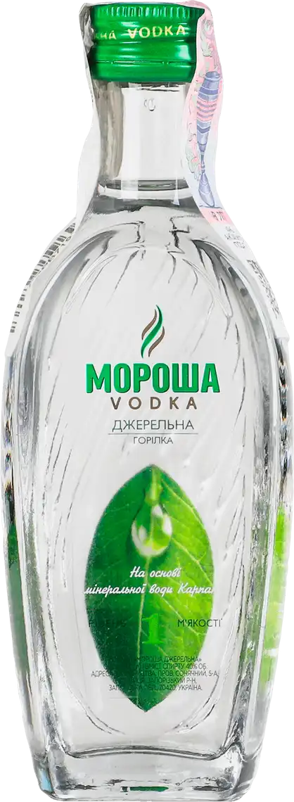 Фото 1 - Горілка Мороша Джерельна 40% 0.1 л