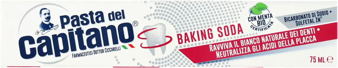 Фото 1 - Паста зубна Pasta del Capitano Baking Soda 75 мл