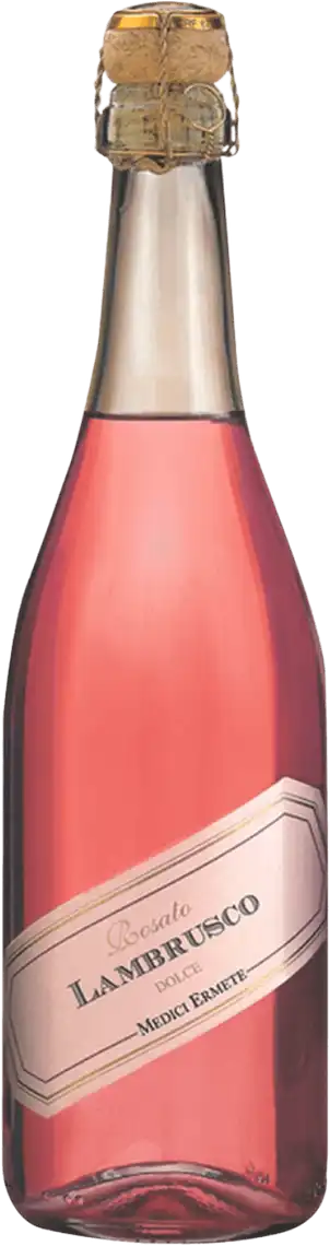 Фото 1 - Вино ігристе Medici Ermette Lambrusco dell`Emilia Rosato рожеве солодке 8% 0.75 л