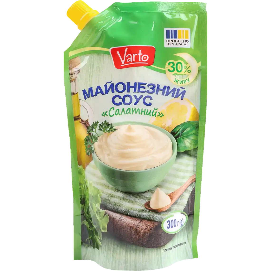Фото 1 - Майонезний соус Varto Салатний 30% 300 г