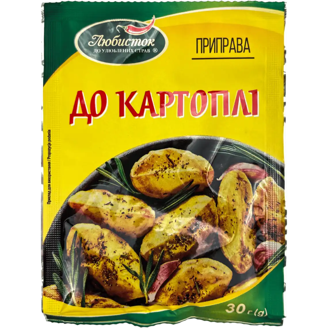 Фото 1 - Приправа Любисток до картоплі 30 г
