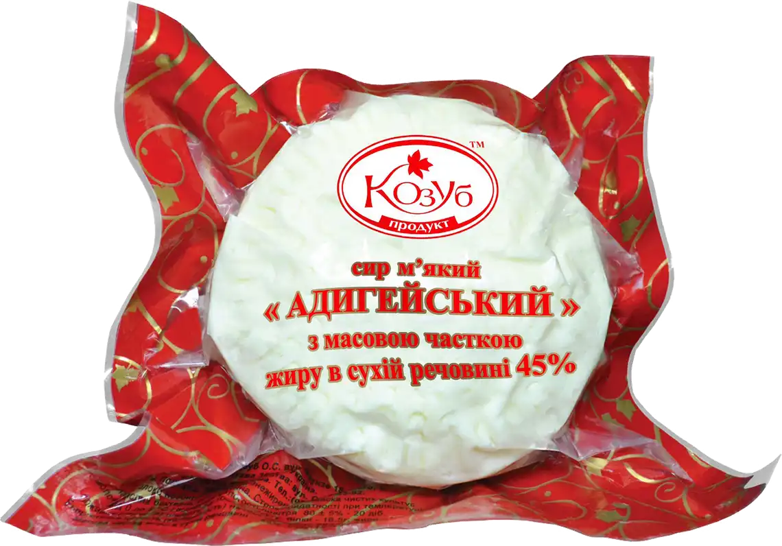 Фото 1 - Сир Козуб Адигейский 45% ваговий
