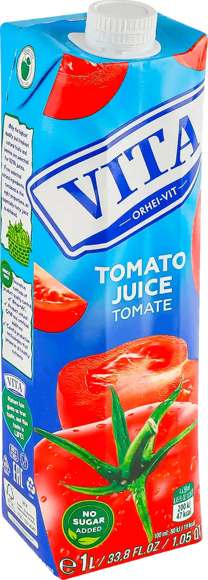 Фото 2 - Сік Vita томатний 1 л