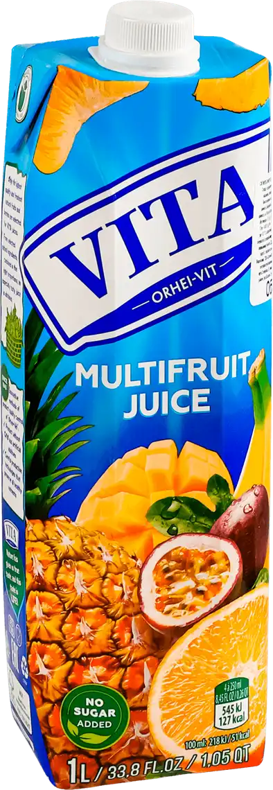 Фото 2 - Сік Vita мультифруктовий 1 л