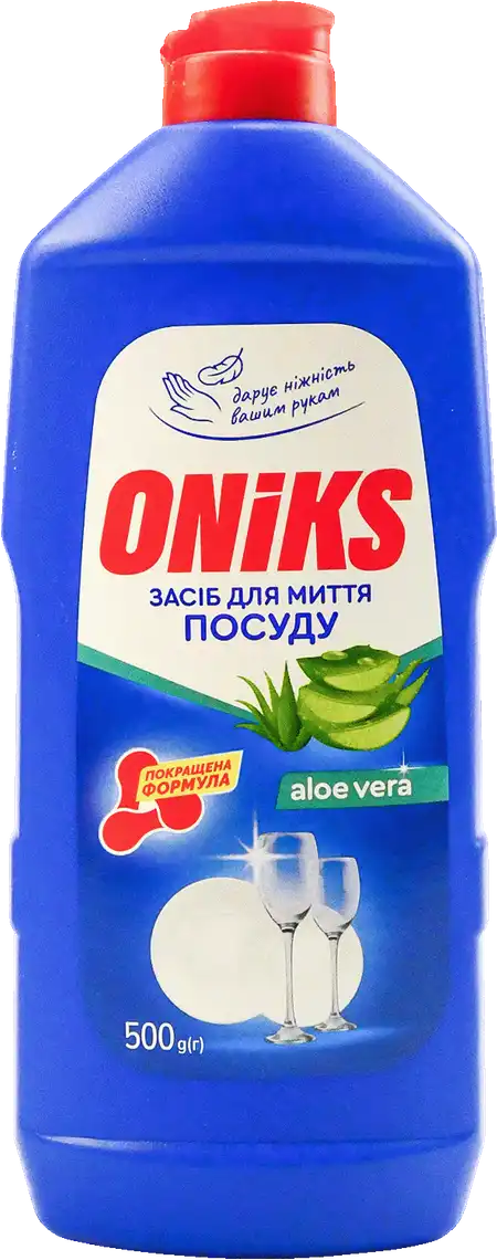 Фото 1 - Засіб Oniks для миття посуду Алоє Віра 500 мл