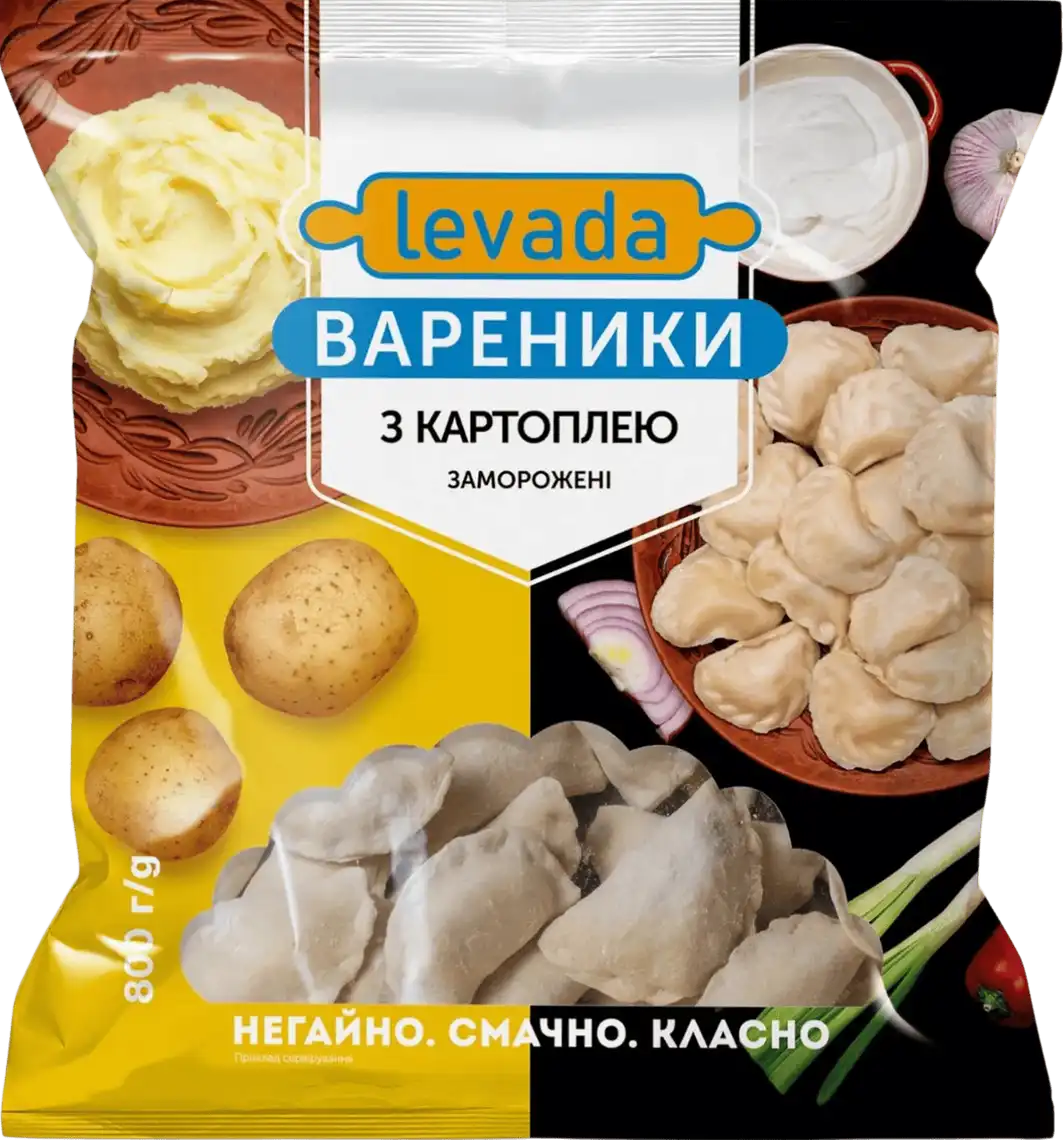 Фото 1 - Вареники Levada з картоплею 800 г