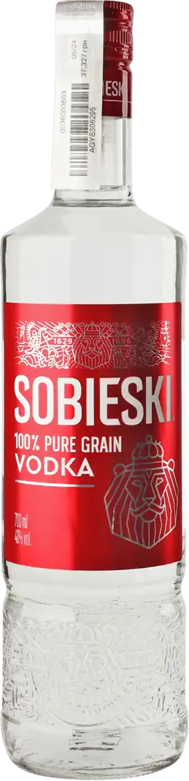 Фото 1 - Горілка Sobieski Premium 40% 0.7 л