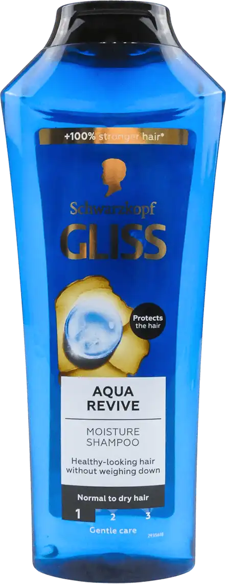 Фото 1 - Шампунь Gliss Kur Aqua Revive для сухого та нормального волосся 400 мл
