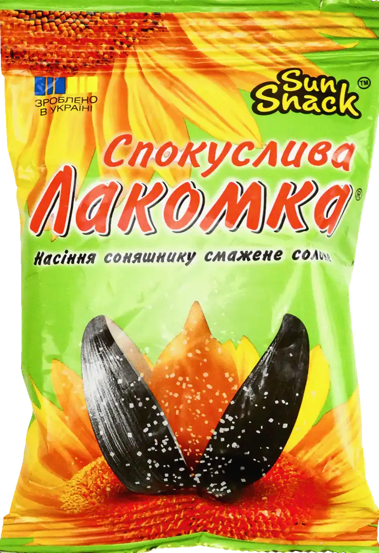 Фото 1 - Насіння смажене Sun Snack Спокуслива Лакомка 100 г