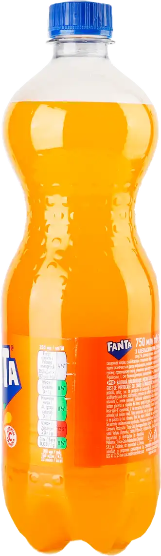 Фото 2 - Напій Fanta Апельсин сильногазований соковмісний 0.75 л