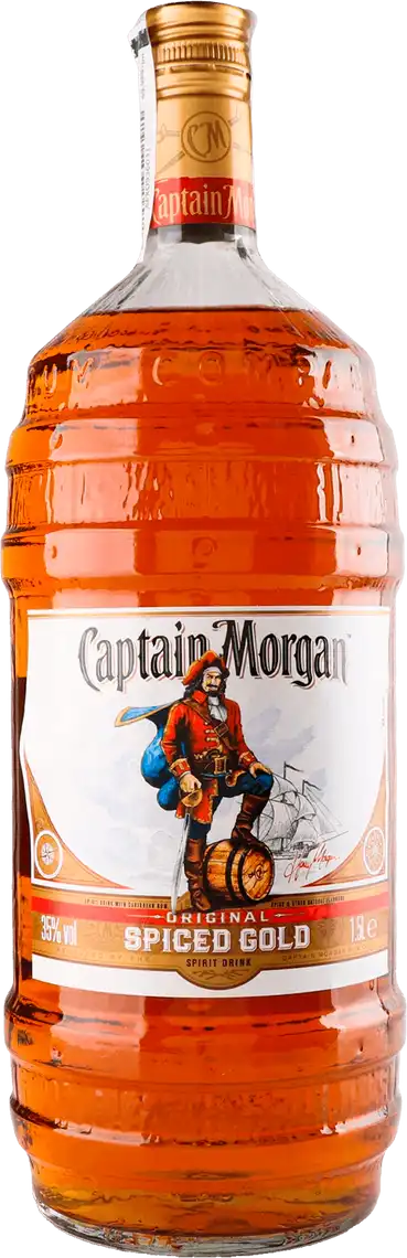 Фото 1 - Ром Captain Morgan Spiced Gold 1.5 л 35%