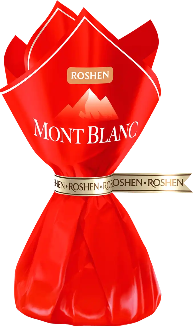 Фото 2 - Цукерки Roshen Mont Blanc праліне з карамелізованим мигдалем вагові