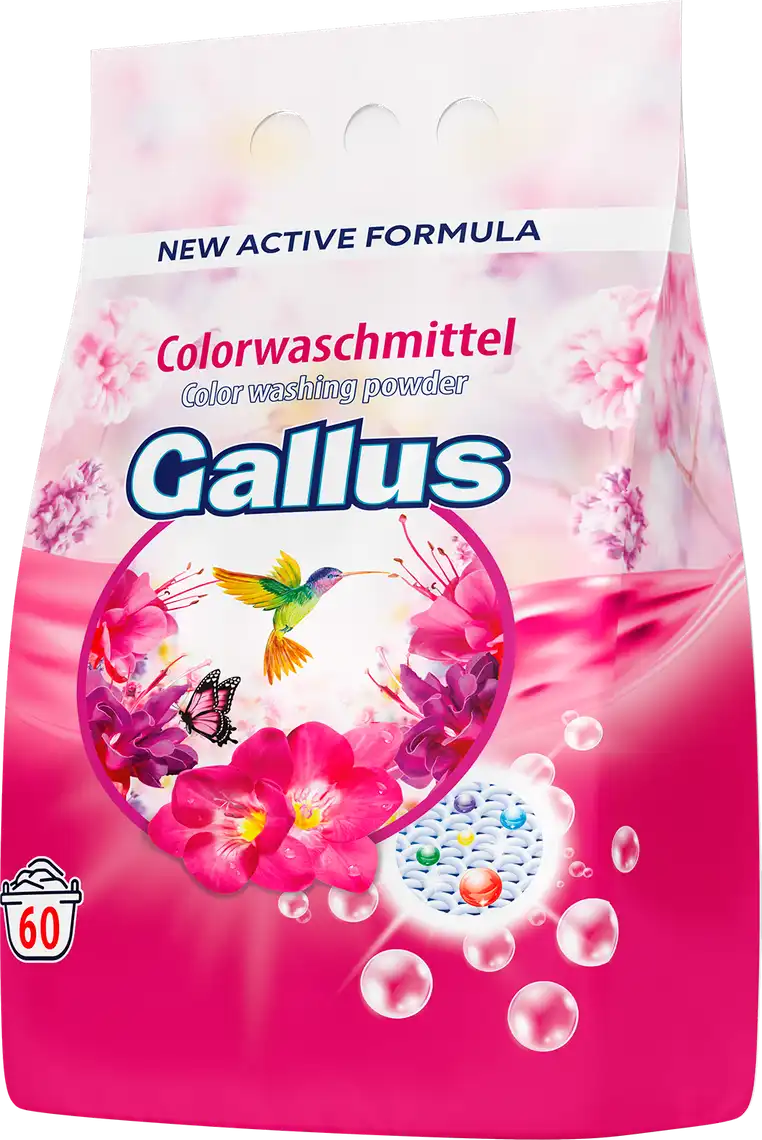 Фото 1 - Пральний порошок Gallus Color 3.9 кг