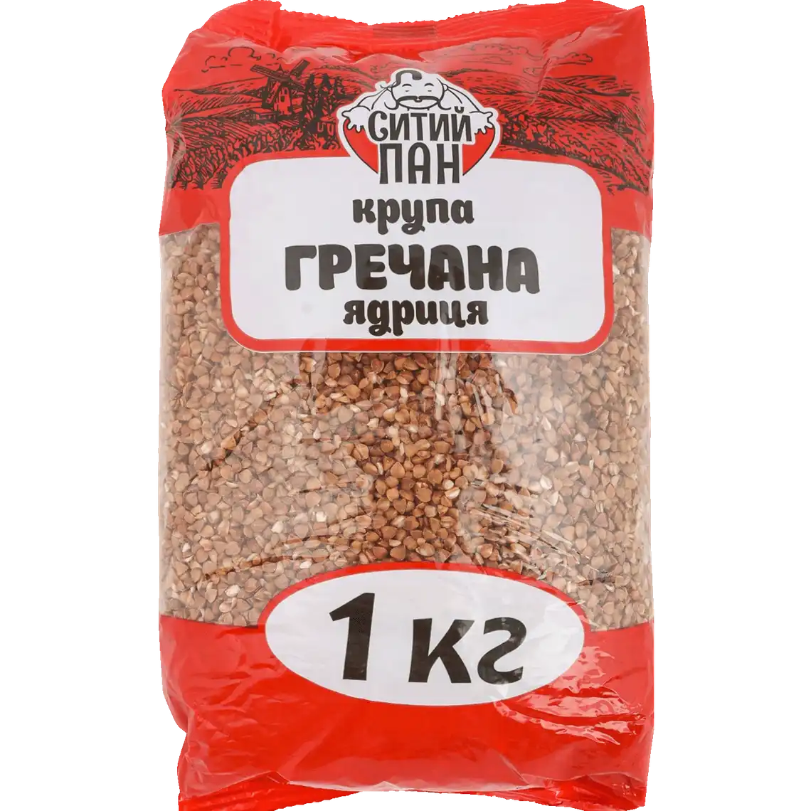 Фото 1 - Крупа Ситий Пан гречана 1 кг