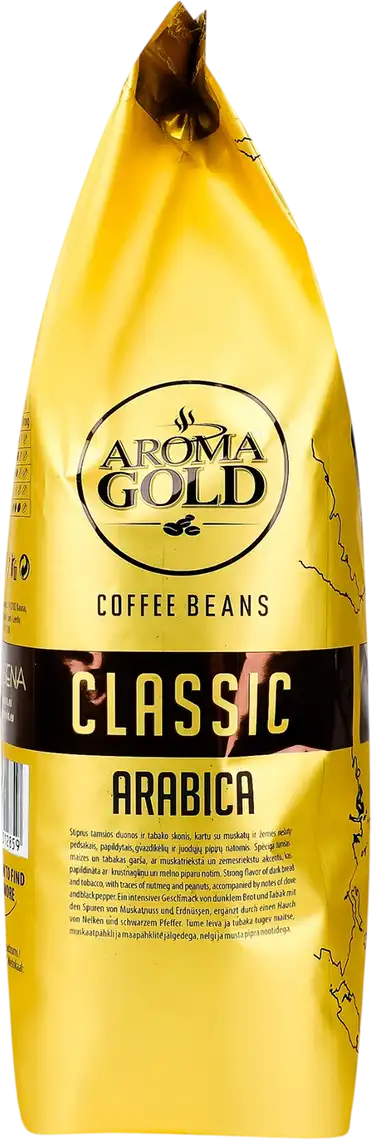 Фото 2 - Кава в зернах Aroma Gold Classic 1 кг