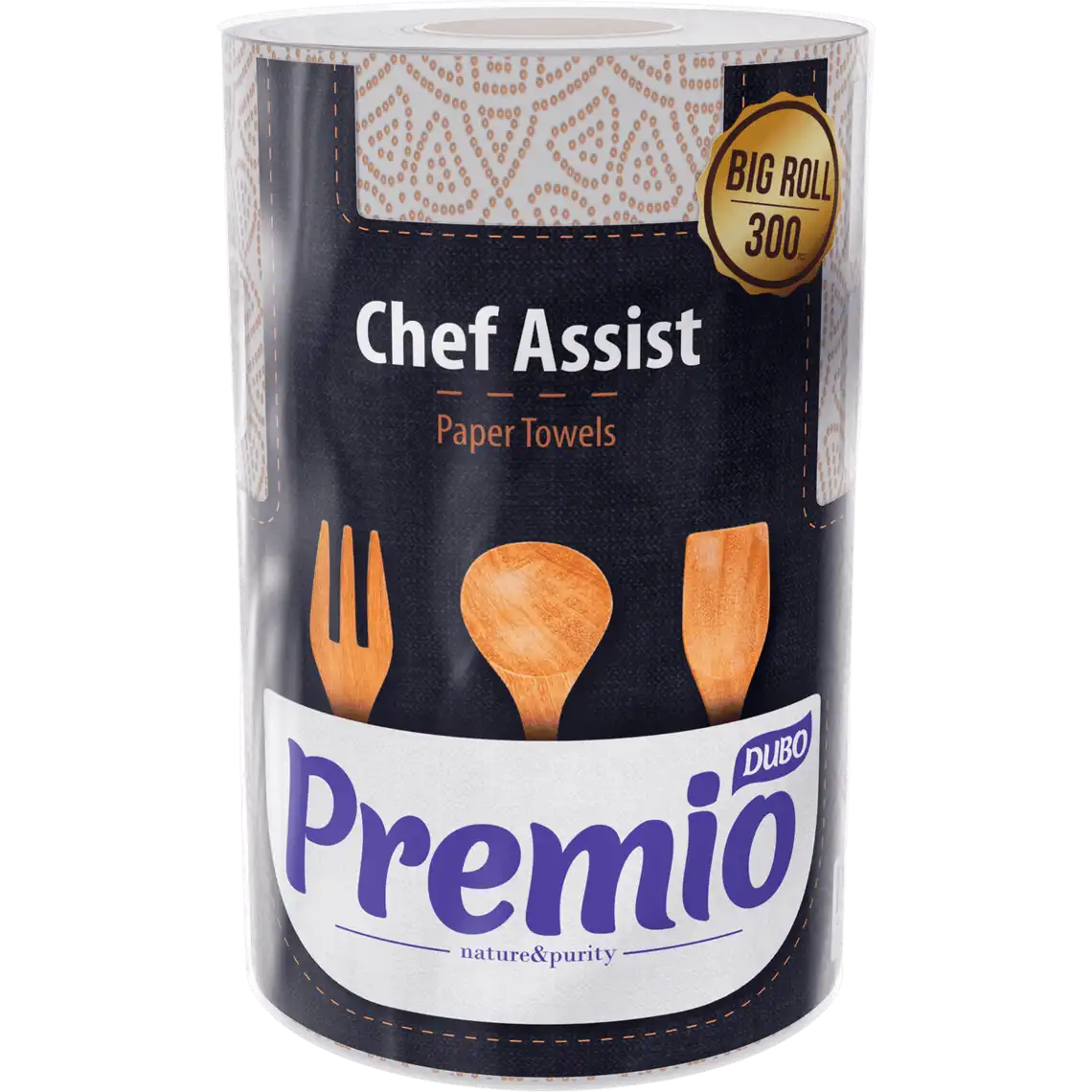 Фото 1 - Рушники паперові Диво Premio Chef Assist тришарові 1 шт.