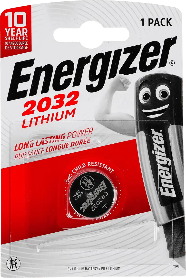 Фото 1 - Батарейка Energizer Lithium 3V 2032 1 шт.