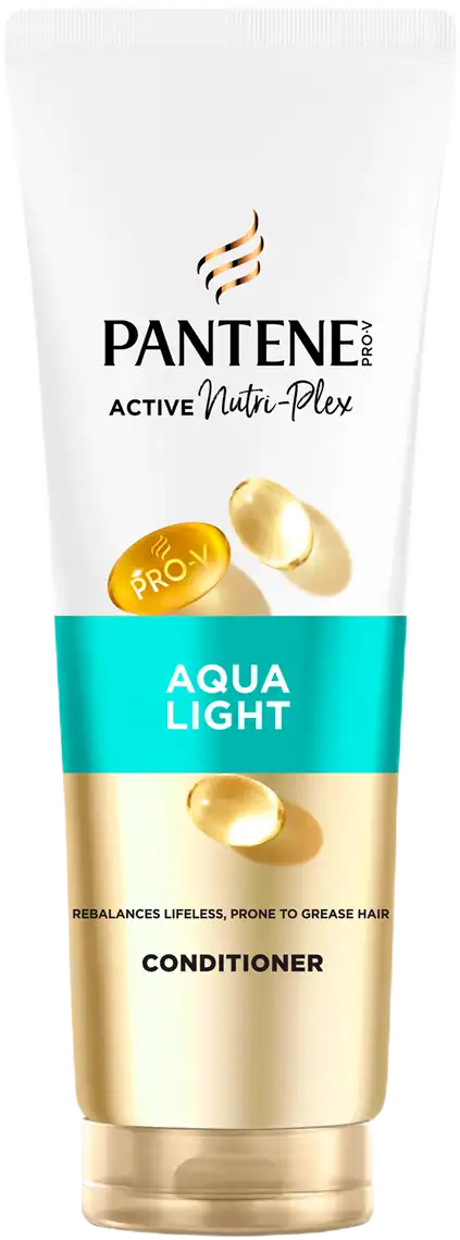 Фото 1 - Бальзам-ополіскувач Pantene Pro-V Aqua Light для тонкого волосся схильного до жирності 275 мл