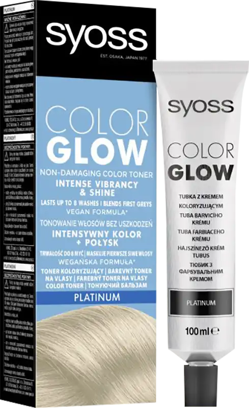 Фото 1 - Тонувальний бальзам SYOSS Color Glow для волосся без аміаку Платиновий Блондин 100 мл
