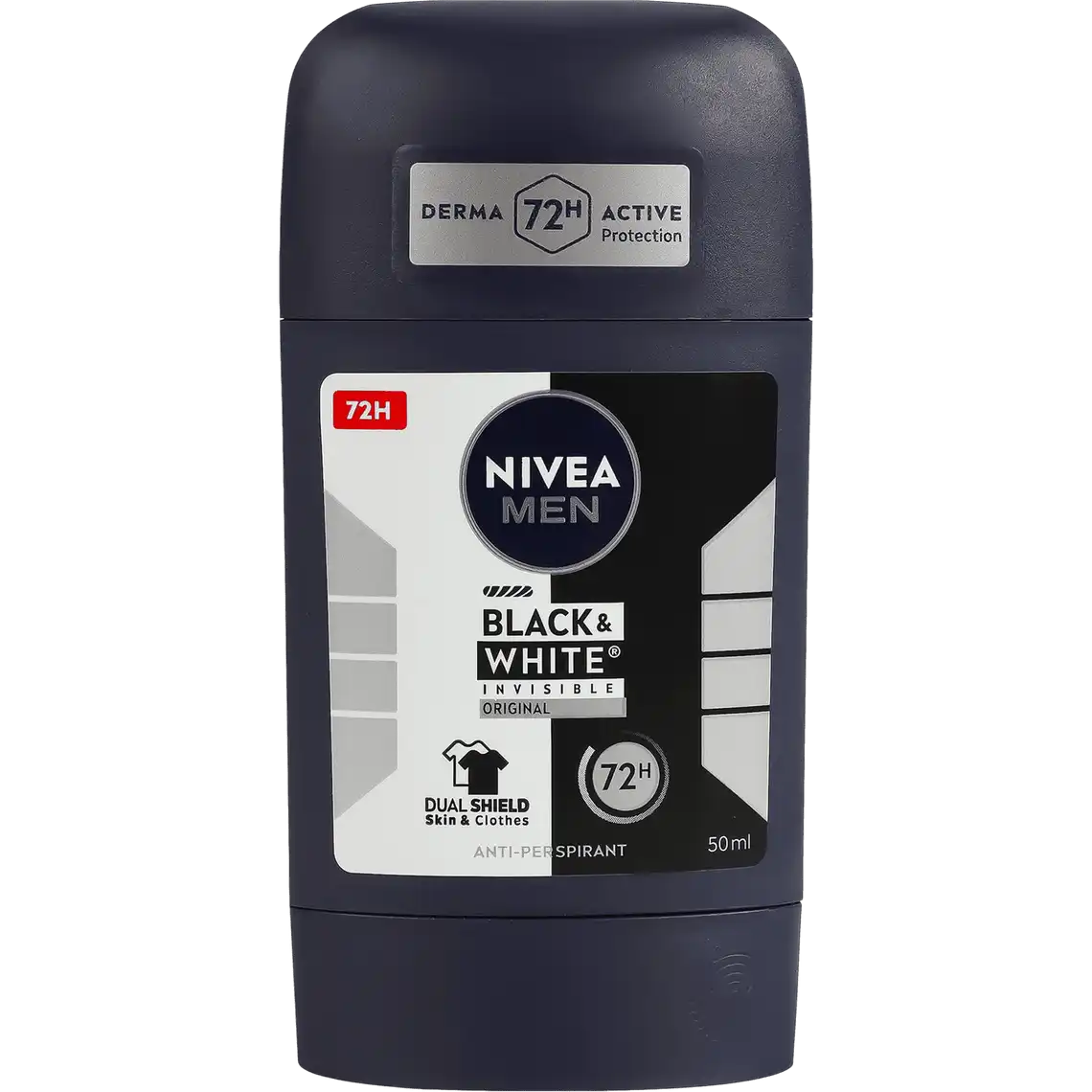 Фото 1 - Дезодорант-стік Nivea Men Original Чорне та біле невидимий чоловічий 50 мл