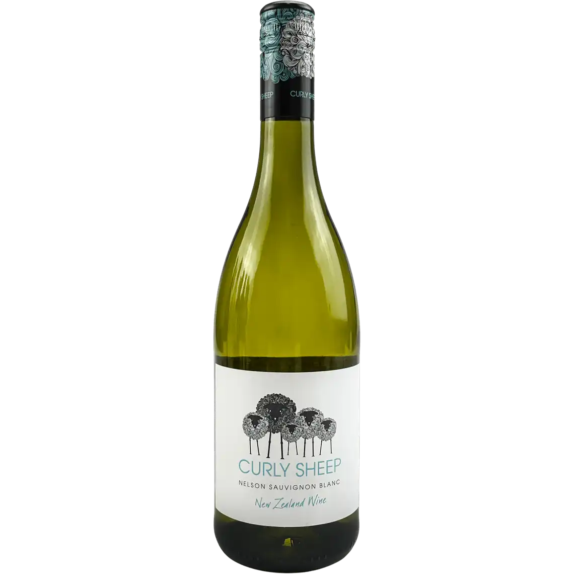 Фото 1 - Вино Curly Sheep Sauvignon Blanc біле сухе 12% 0.75 л