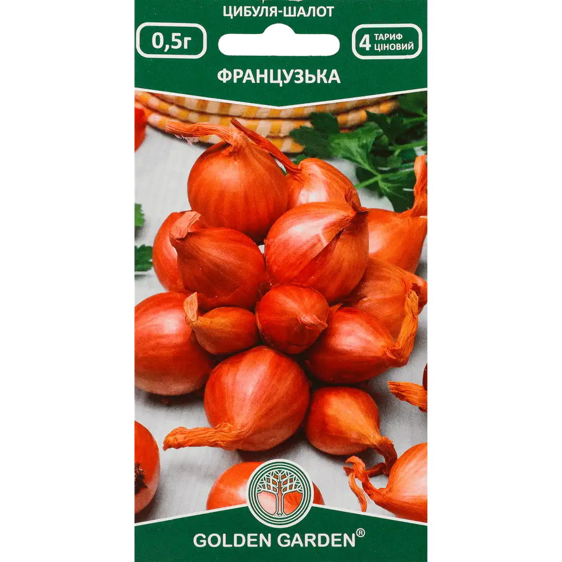 Фото 1 - Насіння Golden Garden Цибуля-шалот Французький 0.5 г