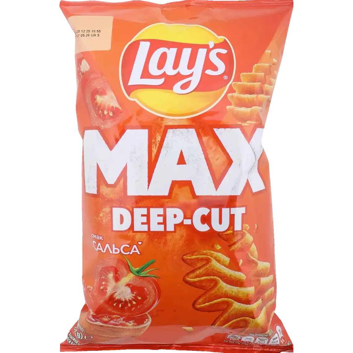 Фото 1 - Чипси Lay's Maxx картопляні зі смаком сальси 95 г