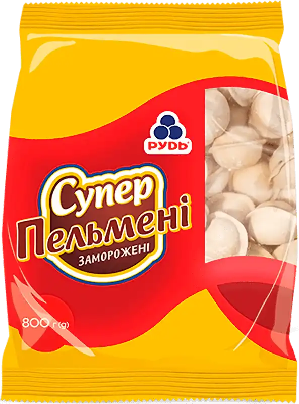 Фото 1 - Пельмені Рудь Супер 800 г