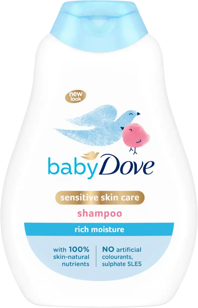 Фото 1 - Шампунь Dove Baby rich moisture Інтенсивне зволоження дитячий 400 мл