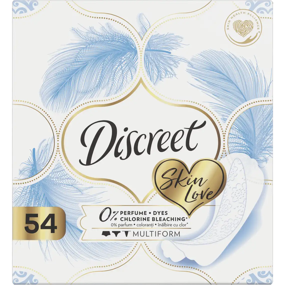 Фото 1 - Прокладки Discreet Skin Love Multiform щоденні 54 шт