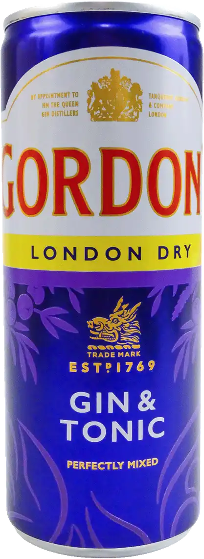 Фото 1 - Напій слабоалкогольний Gordon's Gin-Tonic 6,4% 250 мл