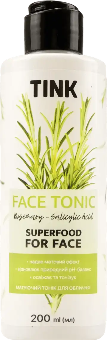 Фото 1 - Тонік для обличчя Tink Розмарин матуючий з саліциловою кислотою 200 мл