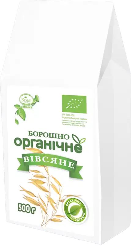 Фото 1 - Борошно вівсяне Козуб органічне 500 г