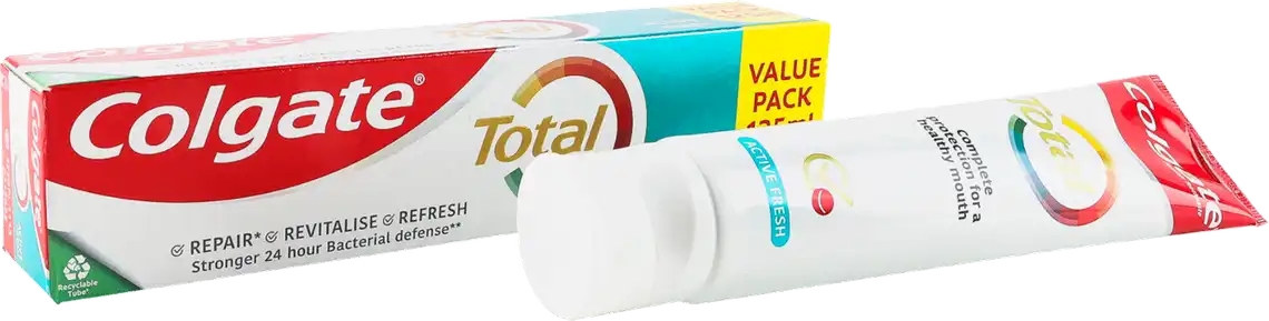 Фото 1 - Зубна паста Colgate Total 12 Active Fresh 125 мл