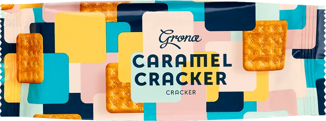 Фото 1 - Печиво Grona Caramel cracker 80 г